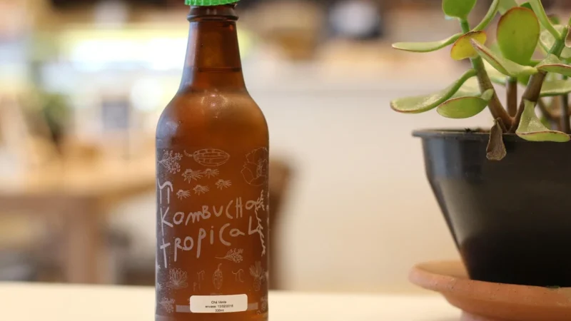 Acala Organiczny Musujący Fermentowany Napój Herbaciany Premium Kombucha „Wind Shadow Organic”, 330ml