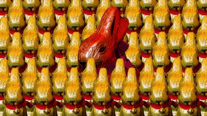 LINDT Złote Zajączki Duo w kartoniku 2x100g