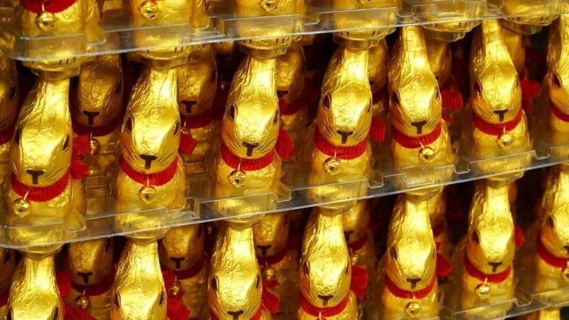 Lindt Złoty Zajączek Dark Z Ciemnej Czekolady 100G