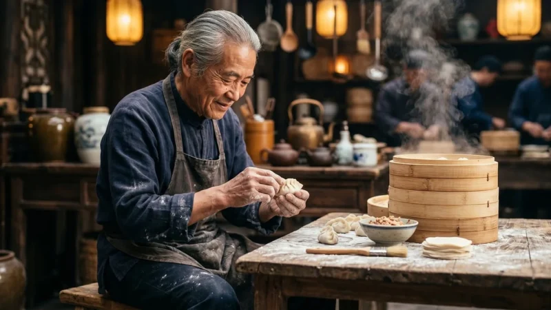 Mushiki Seiro – parowar bambusowy okrągły 15 x 8 c